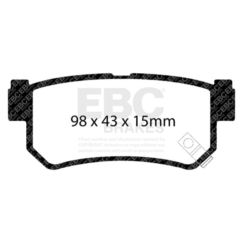 EBC Brakes Pad and Disc Full vehicle Kit (PD40K1749)