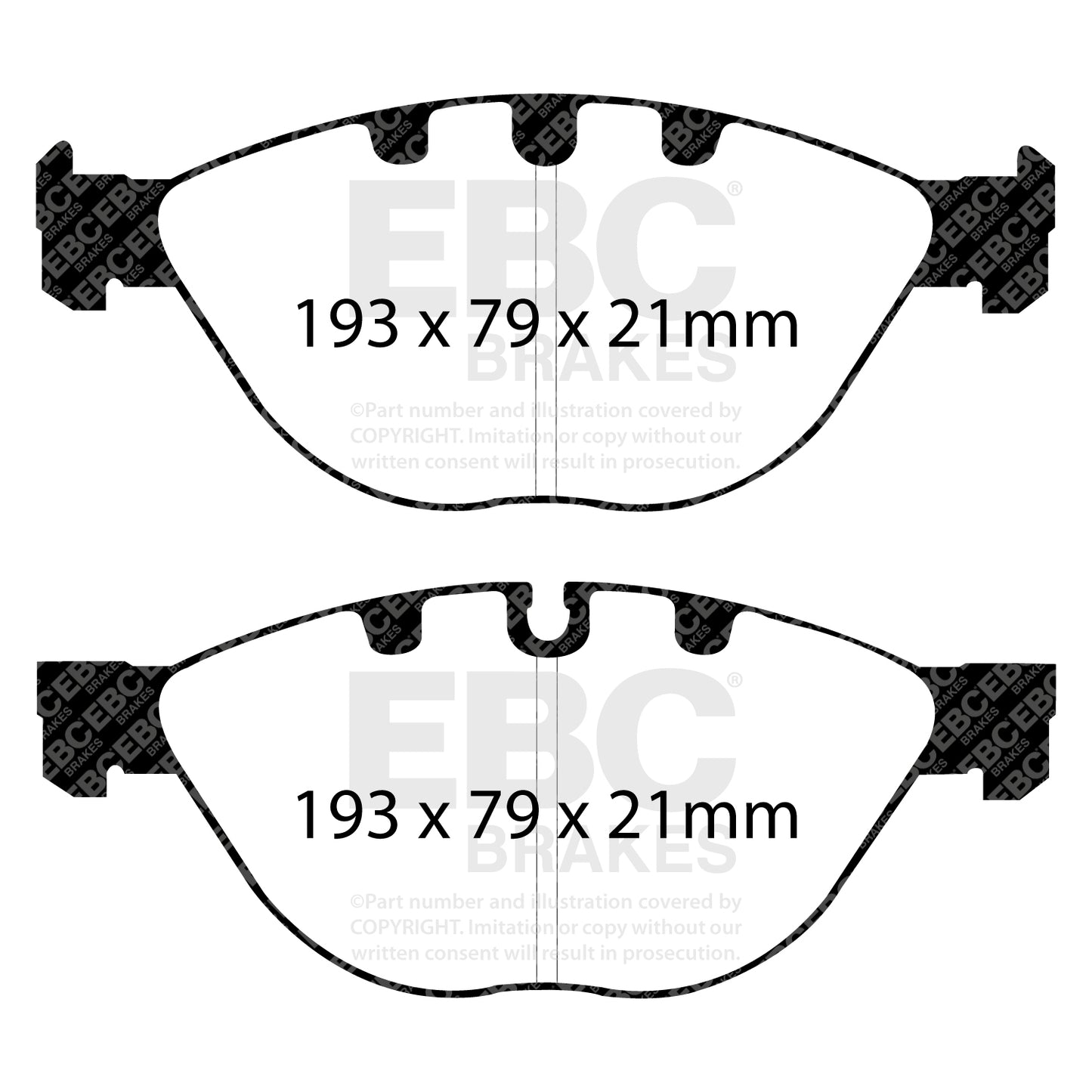 EBC Brakes Pad and Disc Full vehicle Kit (PD40K2132)