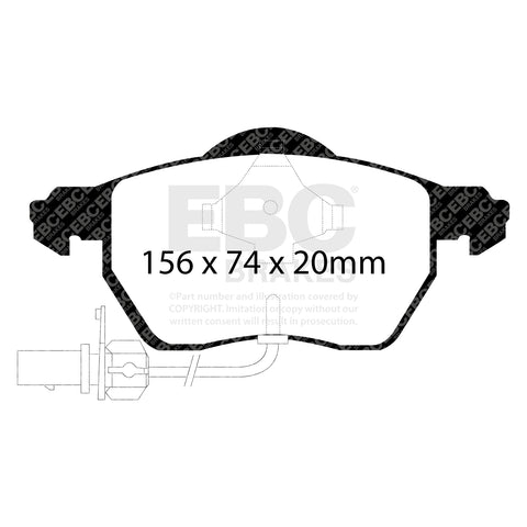 EBC Brakes Pad and Disc Kit (PD06KF071)