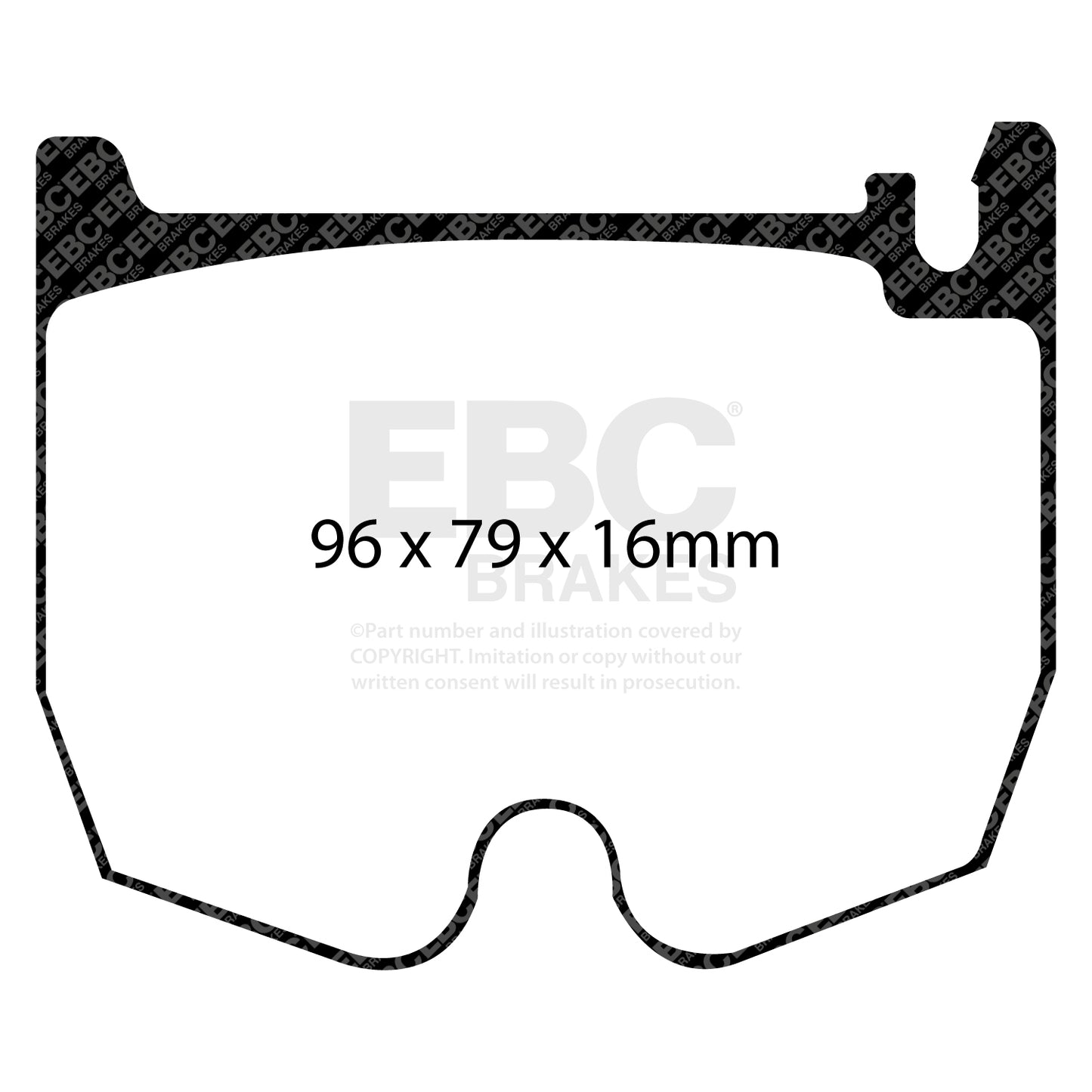 EBC Brakes Pad and Disc Kit (PD03KF722)