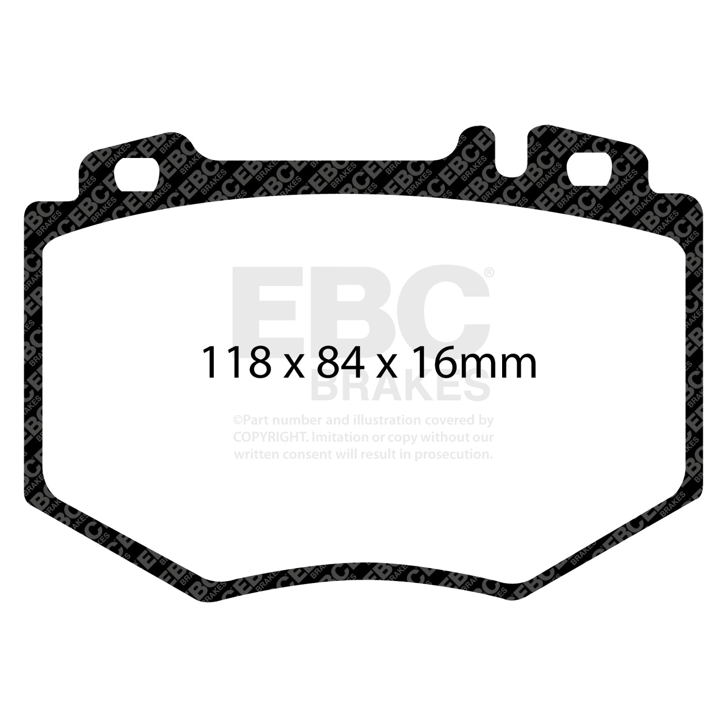 EBC Brakes Pad and Disc Kit (PD03KF721)