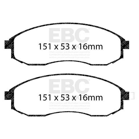 EBC Brakes Pad  and  Disc Kit (PD01KF1046)