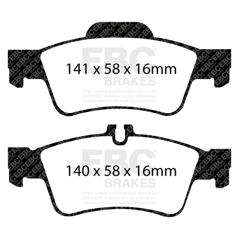 EBC Brakes Pad and Disc Full vehicle Kit (PD40K1216)