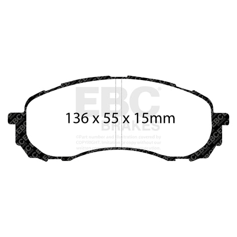 EBC Brakes Pad and Disc Full vehicle Kit (PD40K1762)