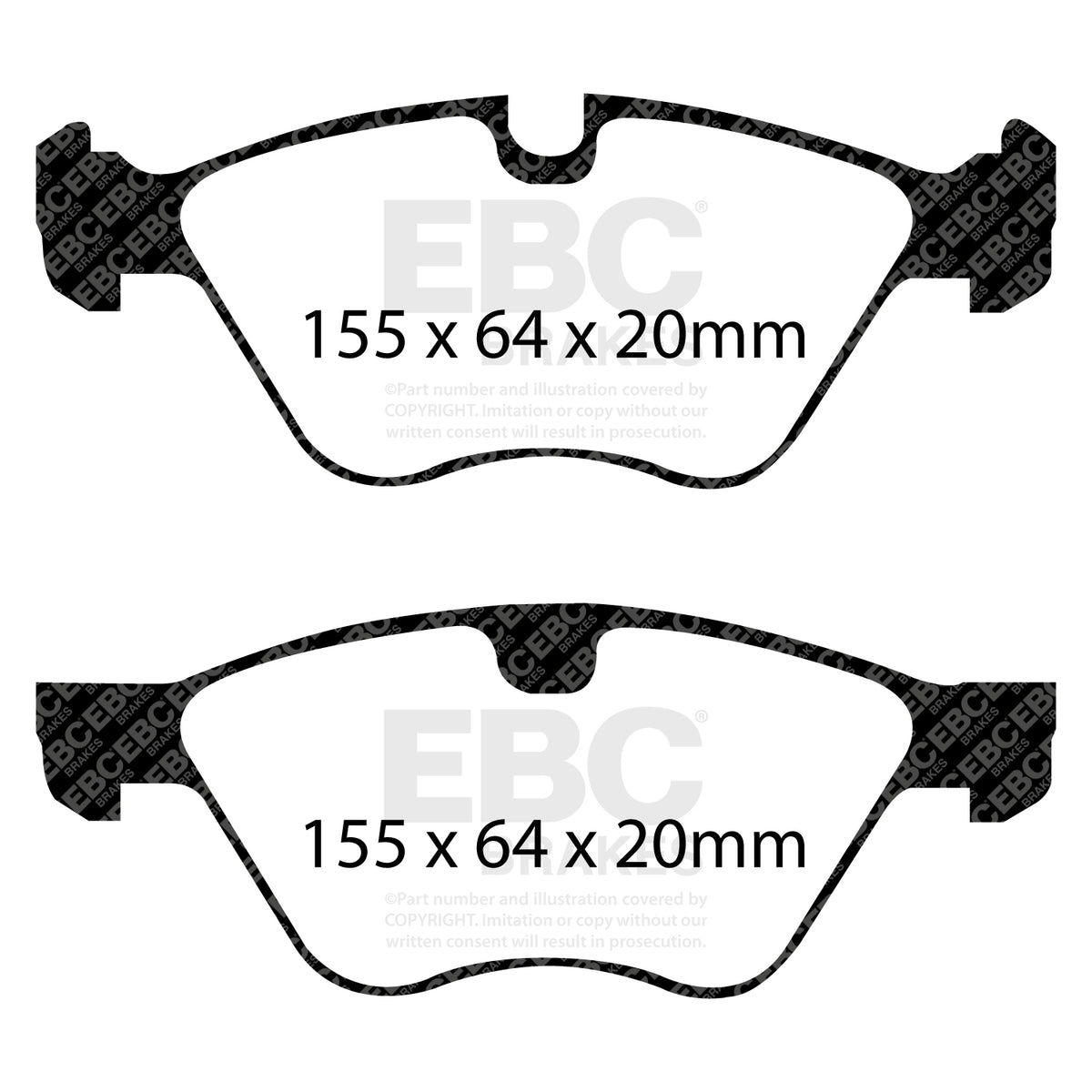 EBC Performance Pack Pad & Line Kit with Yellowstuff Pads (PLK1964)