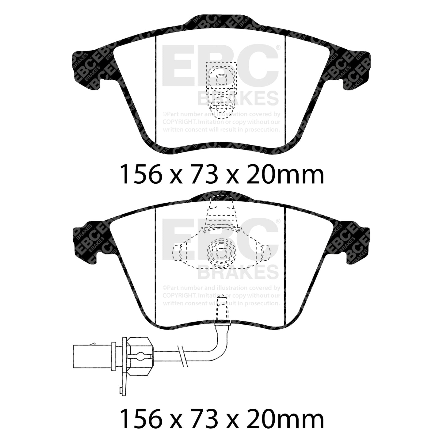 EBC Brakes Ultimax Pad and Plain Disc Full vehicle Kit (PD40K139)