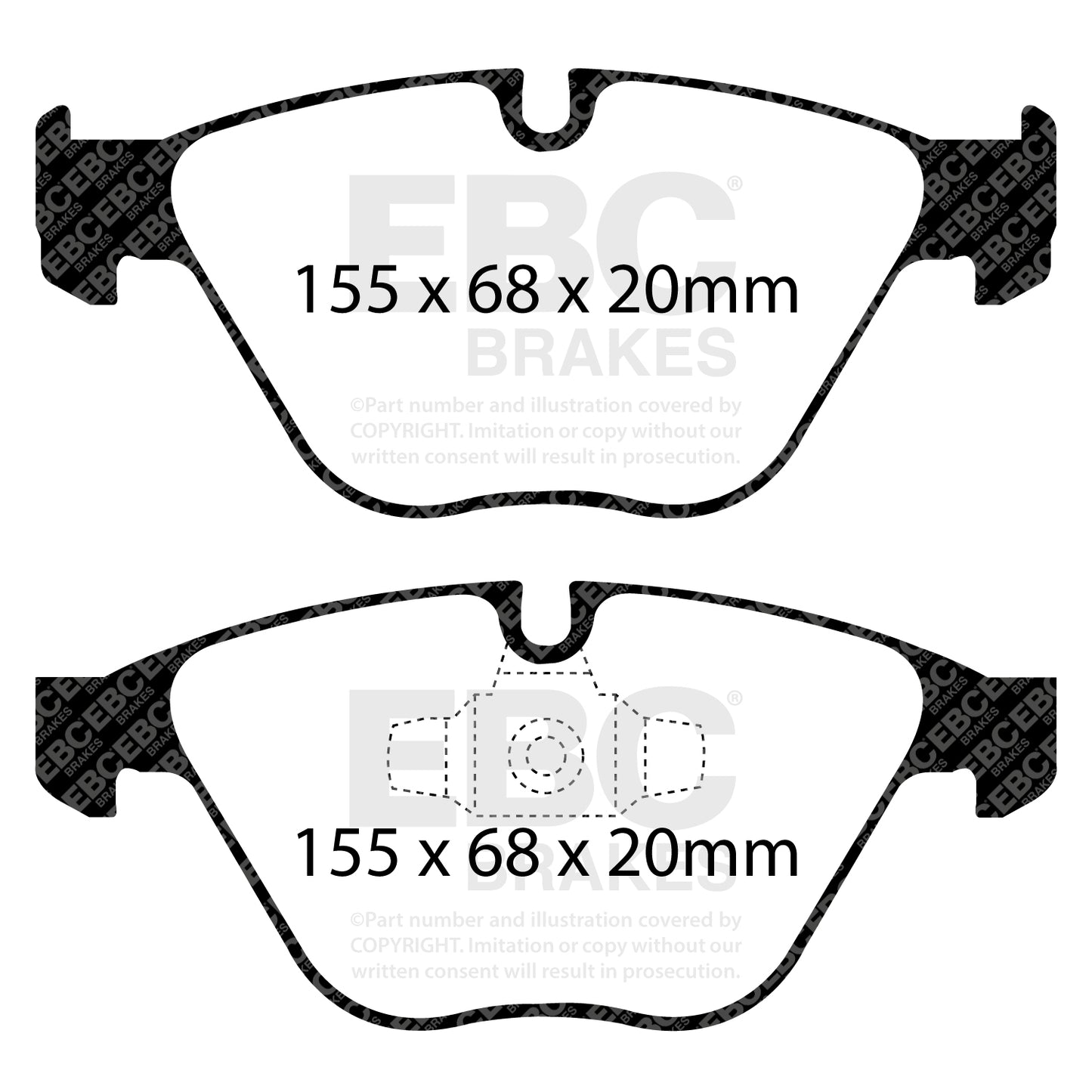EBC Brakes Pad and Disc Full vehicle Kit (PD40K441)