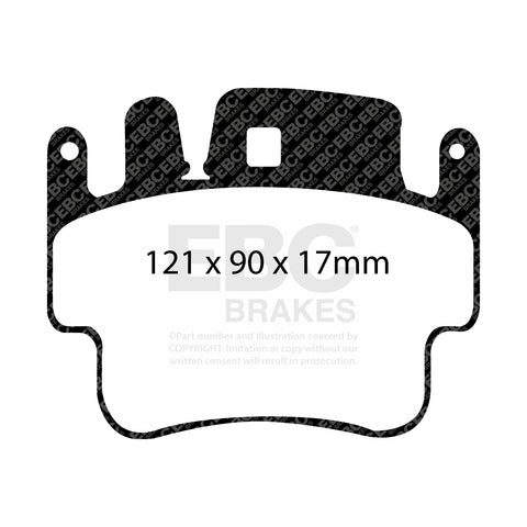 EBC Brakes RP1 Racing Pad (DP81514RP1) Front