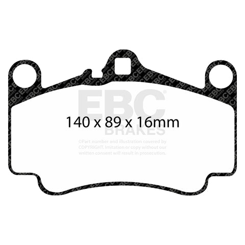 EBC Brakes RP1 Racing Pad (DP81515RP1) Front