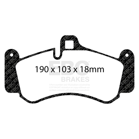 EBC Brakes RPX Racing Pad (DP81516RPX) Front