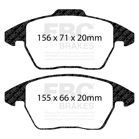 EBC Brakes Orangestuff Pad and GD Disc Kit (PD15KF503)