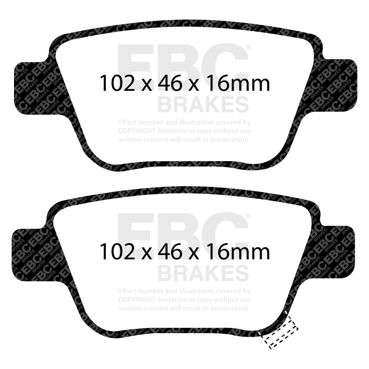 EBC Brakes Pad and Disc Full vehicle Kit (PD40K1805)