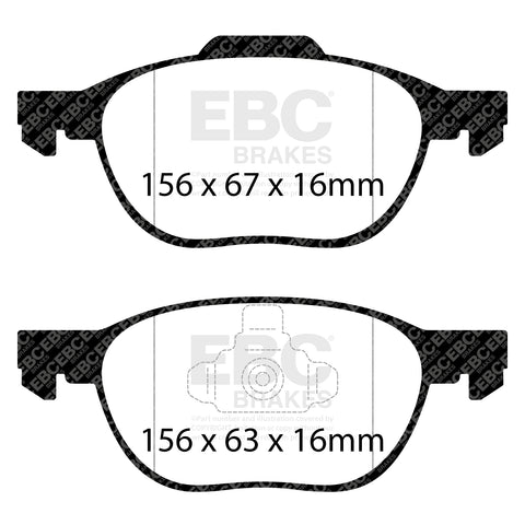 EBC Ultimax OE Replacement Brake Pad Set (DP1524)