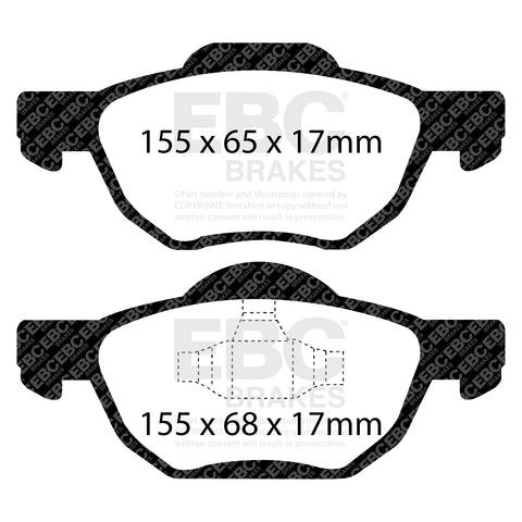 EBC Brakes Pad and Disc Full vehicle Kit (PD40K821)