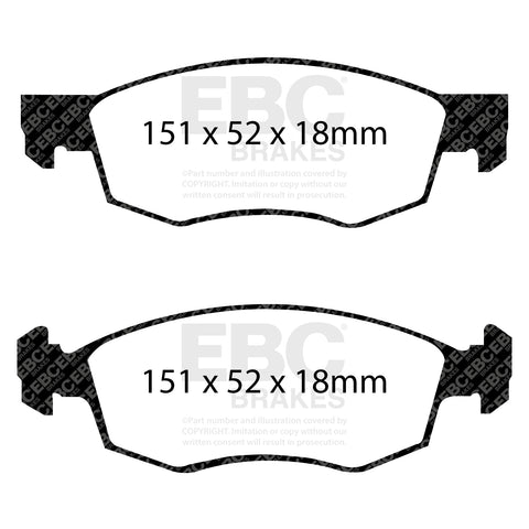 EBC Brakes Pad and Disc Kit (PDKF654)