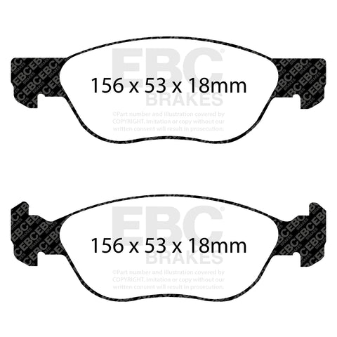 EBC Ultimax OE Replacement Brake Pad Set (DP1530)