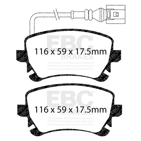EBC Brakes Pad and Disc Kit (PD08KR376)