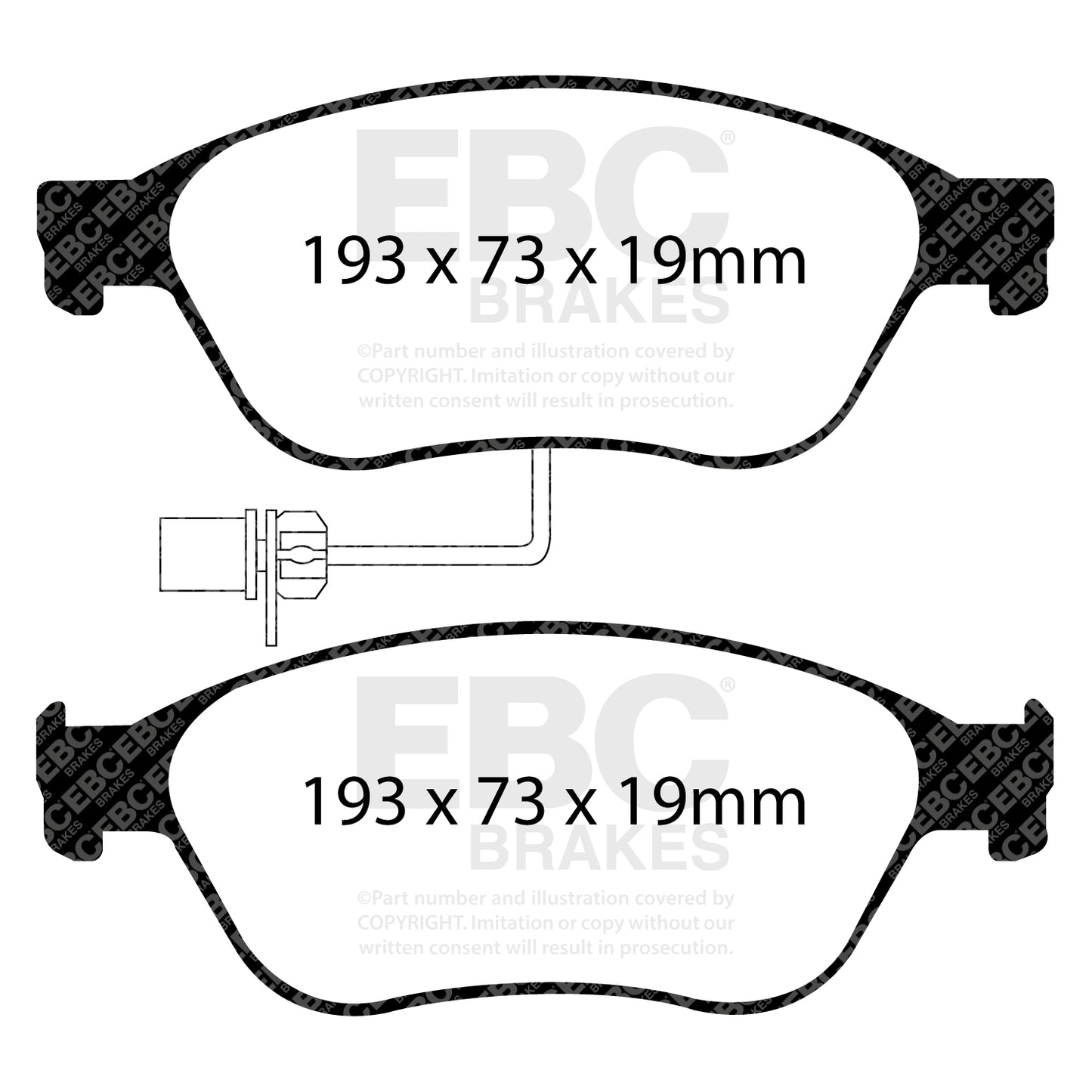 EBC Brakes Pad and Disc Kit (PD11KF522)