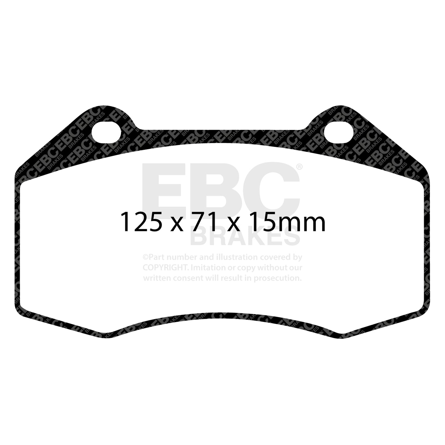 EBC Racing RP-X Track and Race Brake Pads (DP81539RPX)