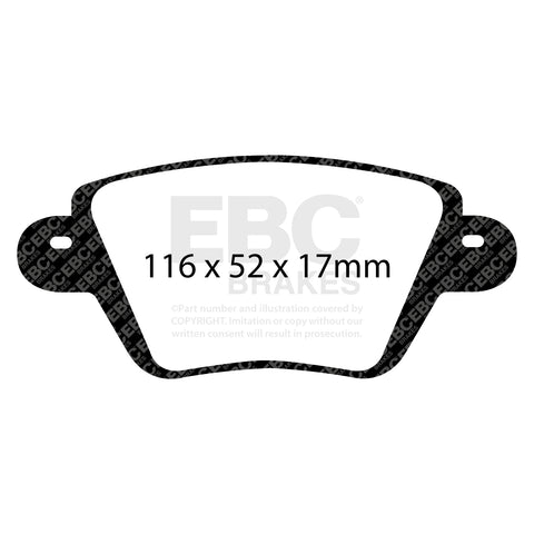 EBC Brakes Pad and Disc Kit (PDKR757)