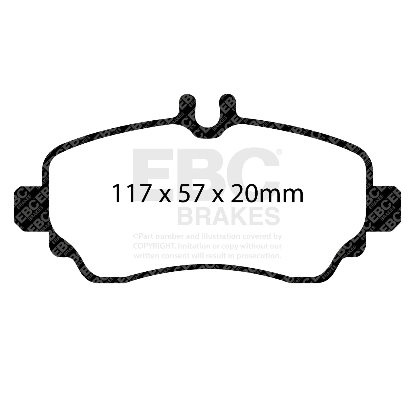 EBC Brakes Pad and Disc Full vehicle Kit (PD40K1253)