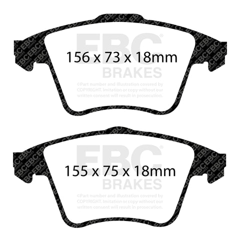 EBC Brakes Pad and Disc Kit (PD08KF571)