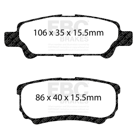 EBC Brakes Pad and Disc Full vehicle Kit (PD40K1329)
