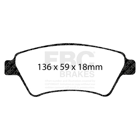 EBC Brakes Pad and Disc Kit (PDKF1665)