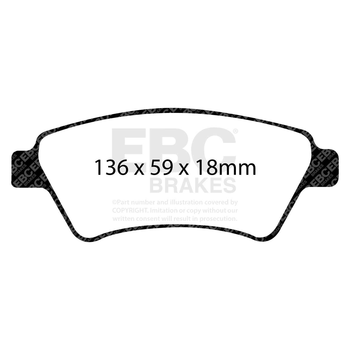 EBC Brakes Pad and Disc Full vehicle Kit (PD40K1587)