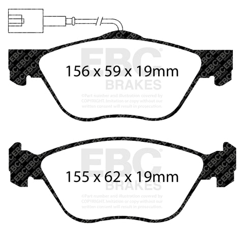 EBC Brakes Pad and Disc Kit (PD08KF026)
