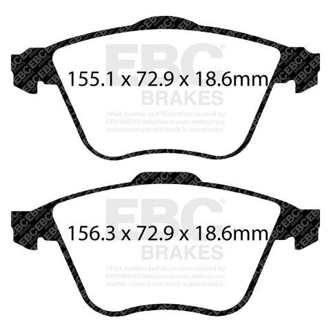 EBC Brakes Pad and Disc Full vehicle Kit (PD40K743)