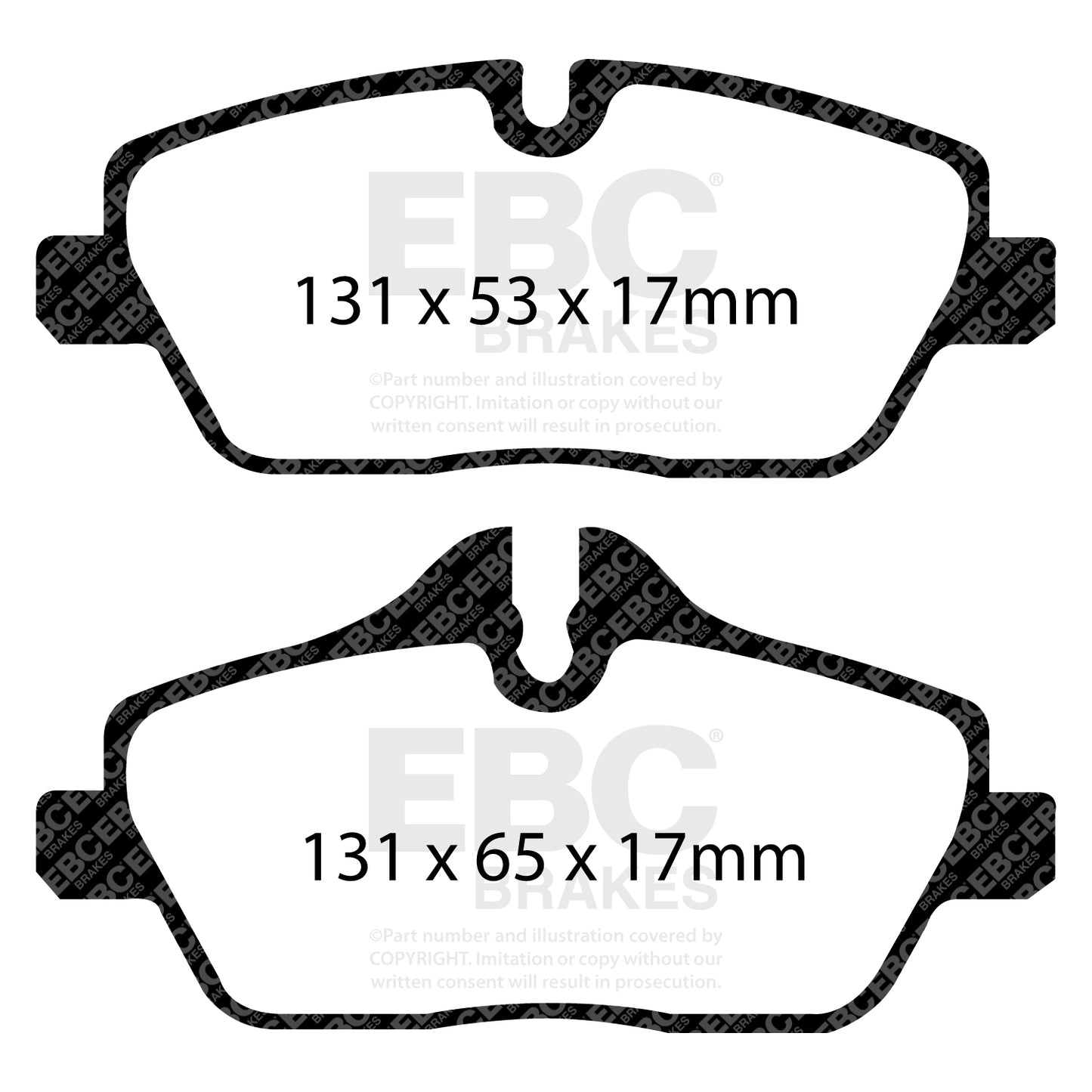 EBC Redstuff 3000 Series Sport Brake Pad Set (DP31578C)