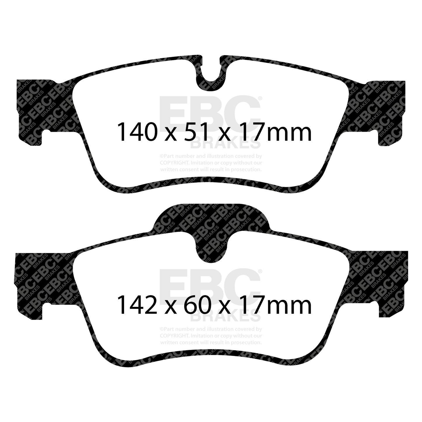 EBC Brakes Pad and Disc Full vehicle Kit (PD40K1234)