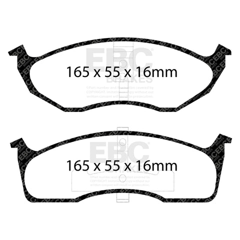 EBC Brakes Pad  and  Disc Kit (PD01KF1646)