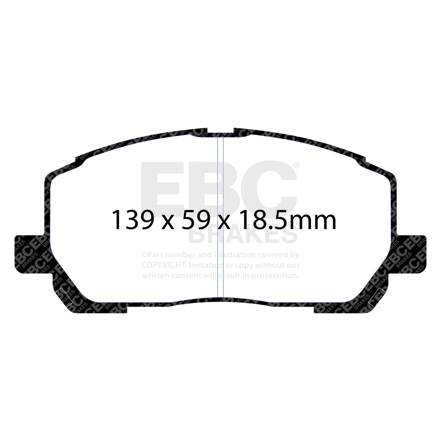 EBC Brakes Pad and Disc Full vehicle Kit (PD40K1085)