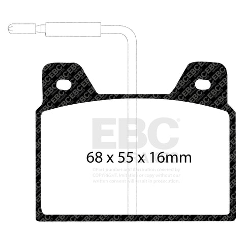 EBC Brakes Pad and Disc Kit (PDKR724)