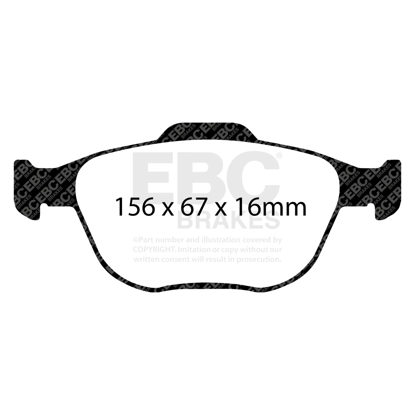 EBC Brakes RPX Racing Pad (DP81641RPX) Front