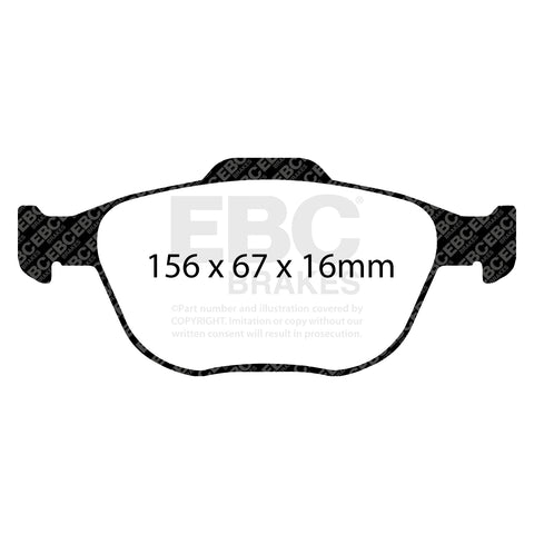 EBC Brakes RPX Racing Pad (DP81641RPX) Front