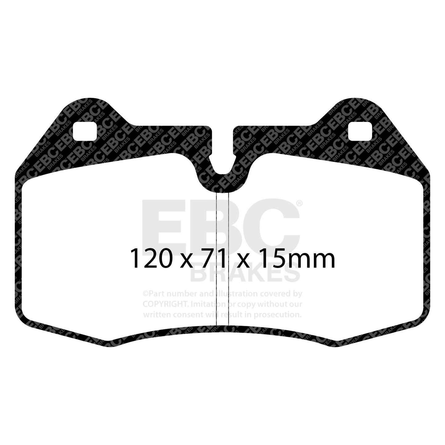 EBC Racing RP-1 Track and Race Brake Pads (DP81644RP1)