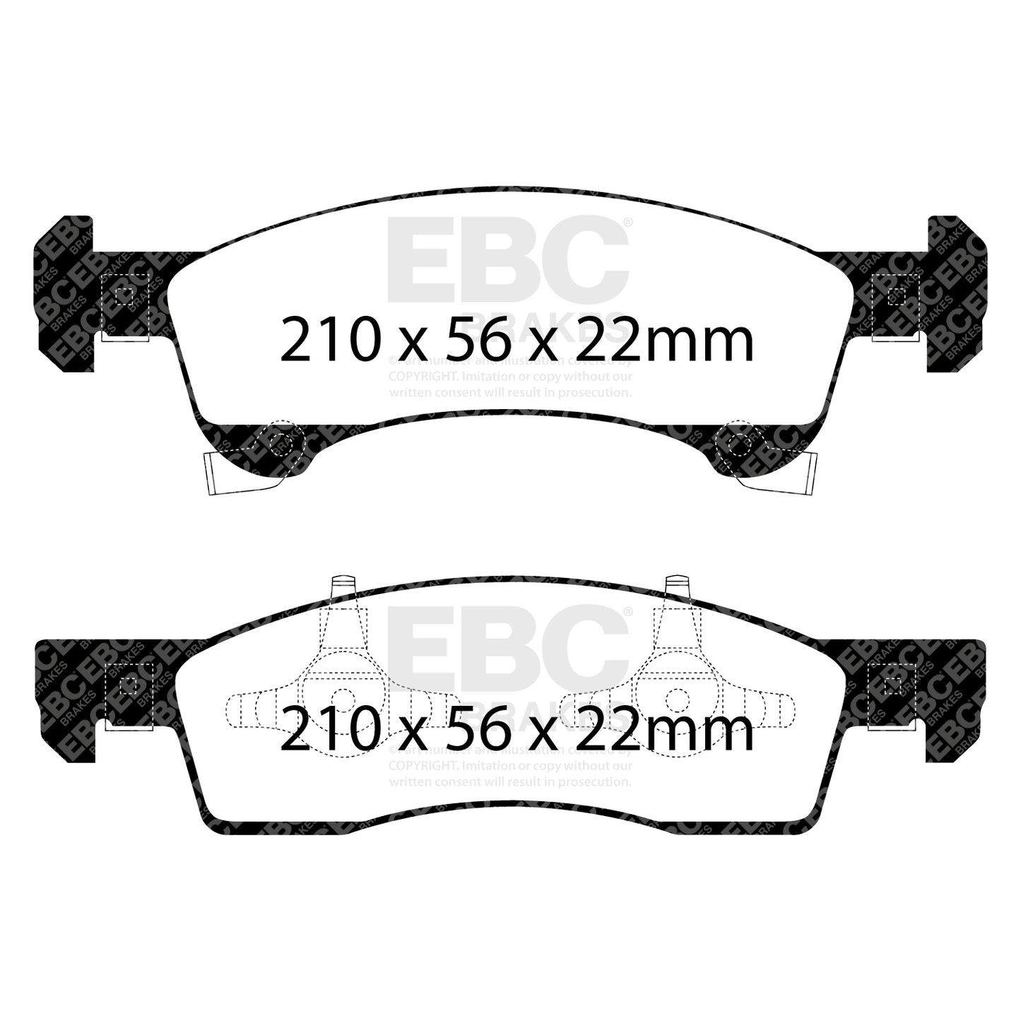 EBC Brakes Pad and Disc Kit (PD03KF466)