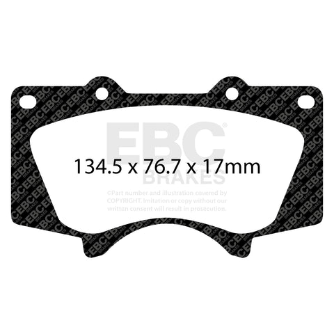 EBC Brakes Pad and Disc Full vehicle Kit (PD40K1861)