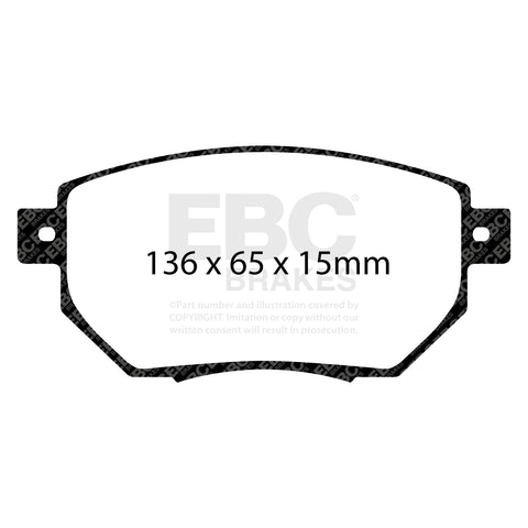 EBC Brakes Pad  and  Disc Kit (PD01KF1082)