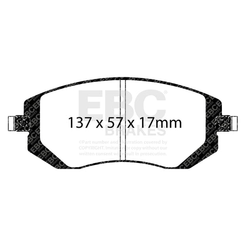 EBC Brakes Pad and Disc Full vehicle Kit (PD40K1757)