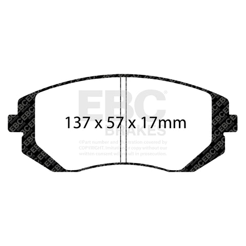EBC Racing RP-1 Track and Race Brake Pads (DP81661RP1)