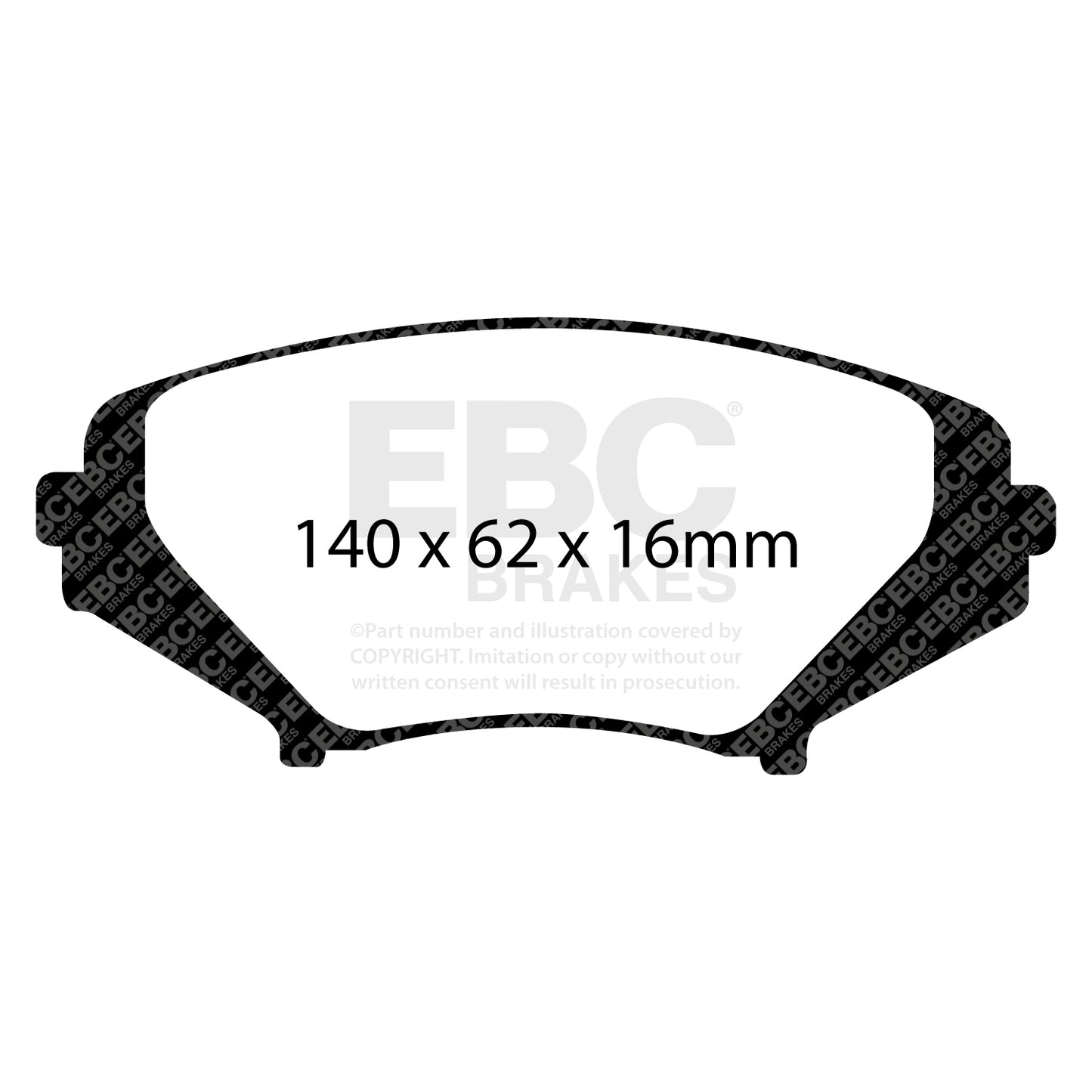 EBC Brakes Pad and Disc Kit (PD03KF698)