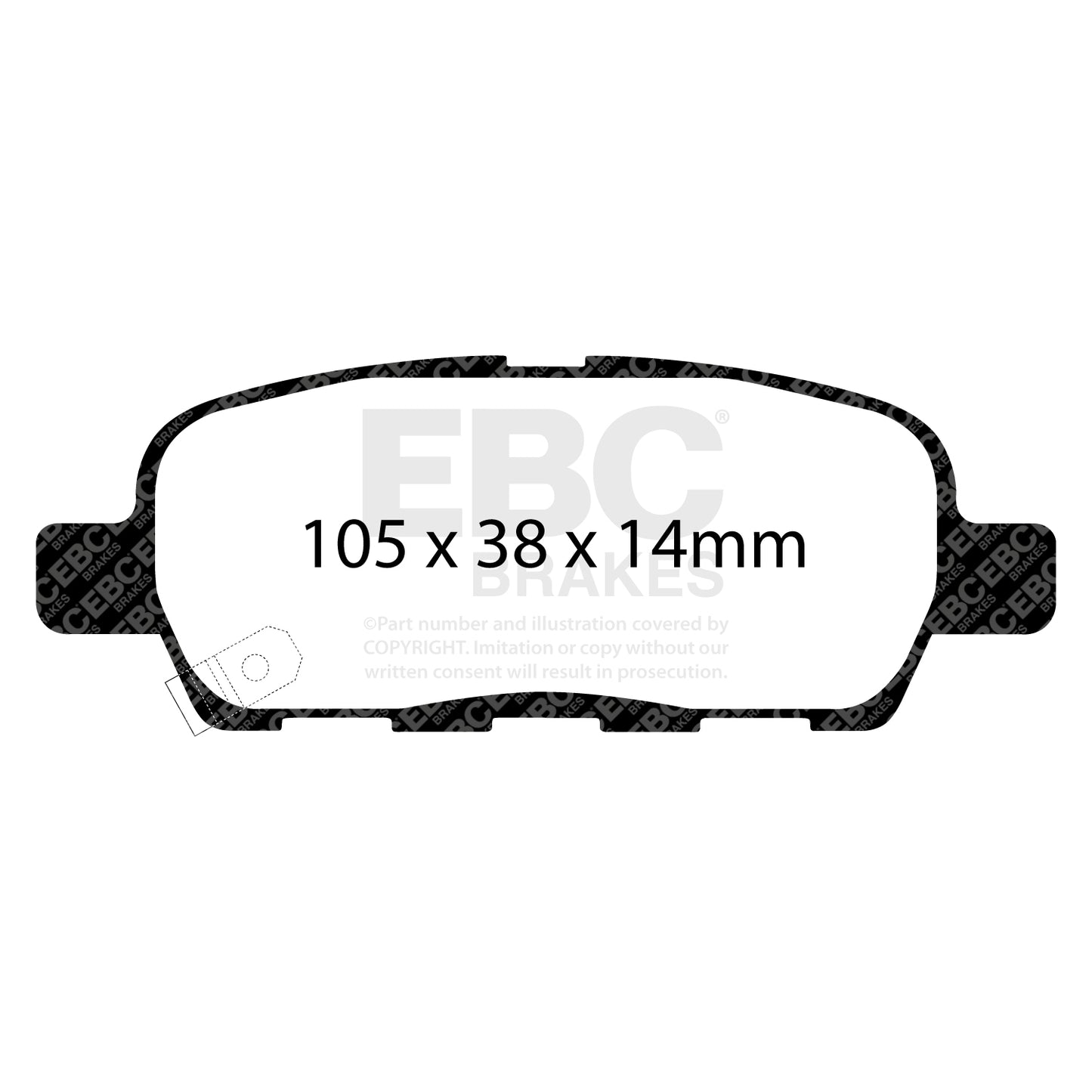 EBC Racing Brake Pads - (DP81666RPX) Rear