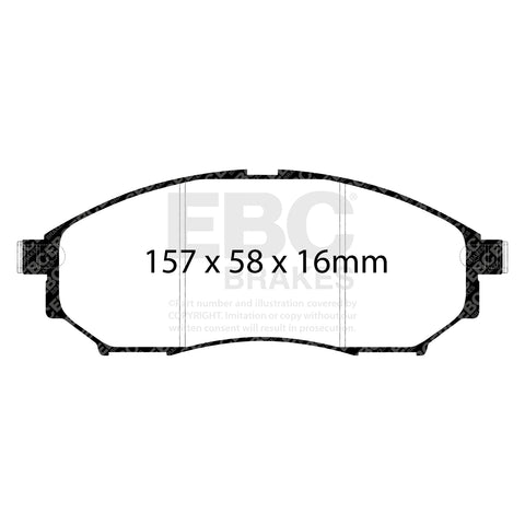 EBC Brakes Pad and Disc Full vehicle Kit (PD40K1371)