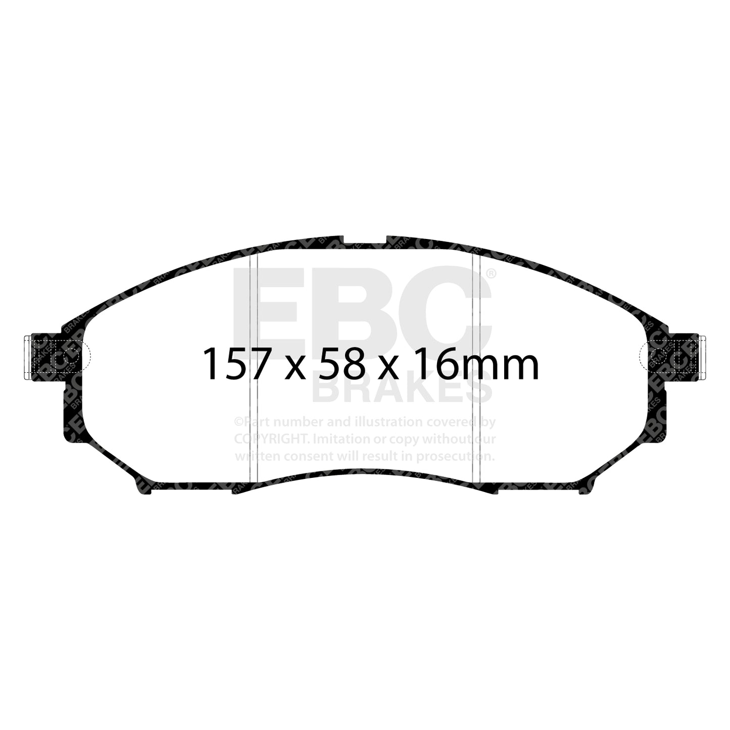 EBC Brakes Pad  and  Disc Kit (PD01KF1652)