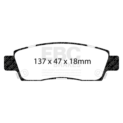 EBC Brakes Pad and Disc Full vehicle Kit (PD40K487)