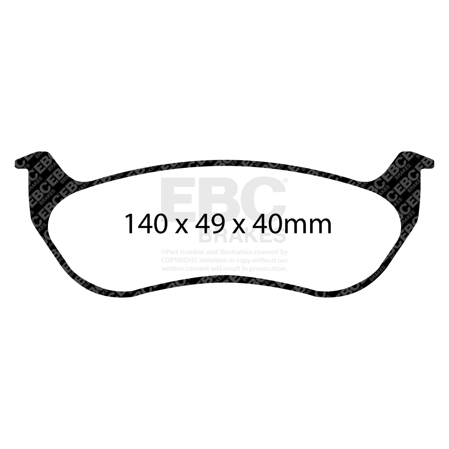EBC Brakes Pad and Disc Full vehicle Kit (PD40K974)